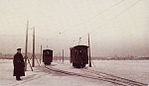 Trams op de beferzen Neva, tsjin 1900