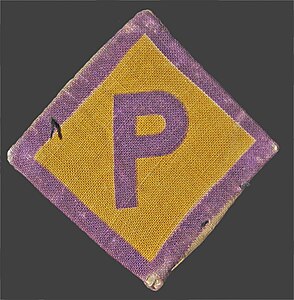 Insignia de trabajadores forzados polacos.