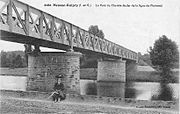 Spoorbrug over de Vilaine begin 20e eeuw.