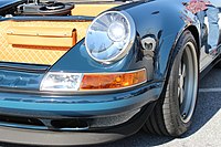 Les phares à LED avec vitre lisse installés sur toutes les Porsche 911 Singer.
