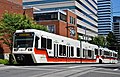 A MAX Yellow Line train in downtown Portland