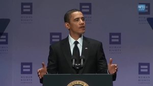 Файл: Президент Обама рассказывает историю PFLAG, Ежегодный ужин HRC 2009.webm