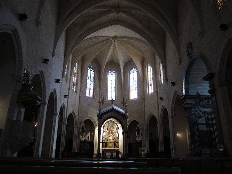 Interior de la Iglesia de San Pedro, Reus, Tarragona