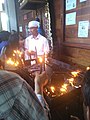 Promesantes, procesión de San Benito de Palermo en la Iglesia de San Francisco (2018).