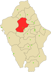 Provincia di Huaylas – Mappa