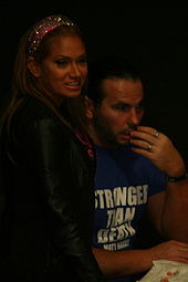 Hardy with his wife Reby Sky in 2014 Reby Sky and Matt Hardy.jpg