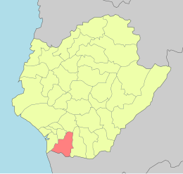 Distretto di Rende – Mappa