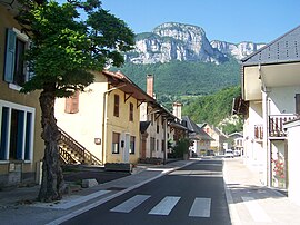 A street in Saint-Alban-Leysse