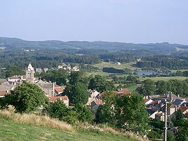 A general view of Saint-Agrève