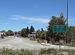 Entering San Luis from the west.