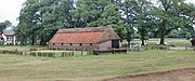 Schaapsschot mit op de achtergrond Harbaarg Zuud Ginkel