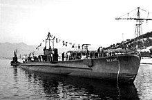 Submarine Scire used in the victorious Raid on Alexandria (1941). Scre.jpg