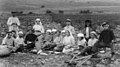 Bilu pioneers in Migdal, 1912