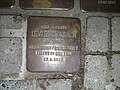 der Stolperstein für Levi Bacharach