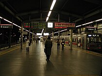 廃止間際の東横線桜木町駅構内（2004年1月）