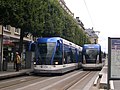Caen'deki modern tramvay