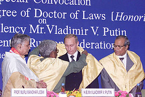English: DELHI. Ceremony conferring upon Vladi...