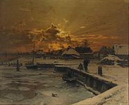 Moras: Fishing Village in Wintertime