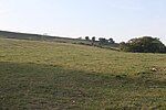 Part of the linear boundary known as the Wansdyke: section E of Maes Knoll camp