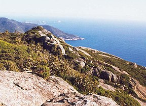 Sicht von der Spitze des Mount Oberon zum South Point