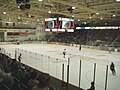 Interior of Yardmen Arena prior to the 2017 renovations.