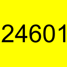 24601 was Valjean's prisoner number