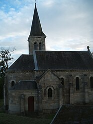 The church in Saint-Maurice