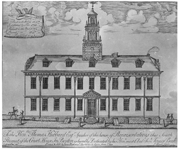 1751年、サフォーク郡庁舎としての旧議事堂。