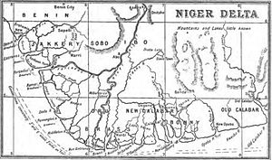 1898 Map of the Niger Delta by Harold Bindloss.jpg