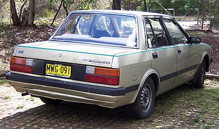 1983 Datsun Pulsar sedan (soortgelyk aan die Langley in S.A.)