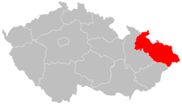 Region de Moravia-Slesia - Localizazion