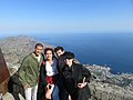 With User:عباد ديرانية, Oscar and Irina at Table Mountain.