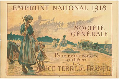 Emprunt national de 1918, affiche de B. Chavannaz.