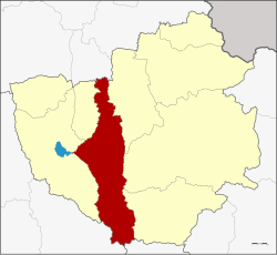District location in Phayao province