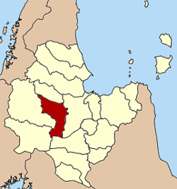 Amphoe location in Surat Thani Province