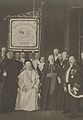 Monsenhor Anton de Waal (centro, ao lado do papa), em audiência ao Papa Pio X em 1913 com o Deutschen Gesellenverein Rom.