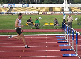 Artur Kohutek, der im Viertelfinale mit 13,27 s polnischen Rekord gelaufen war, konnte zum Finale nicht antreten