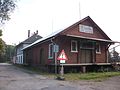 Bahnhof Langenau mit Ausstattungsteilen und technische Schauanlage sowie Güterabfertigungsgebäude und Gleiskörper (vom Prellbock bis zur Gemeindegrenze)