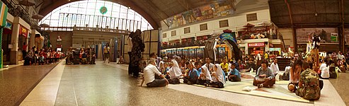 Bangkok Bahnhof Hua Lamphong – Innenansicht (März 2008)