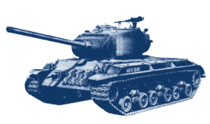 A generic U.S. World War II tank, a derivate o...