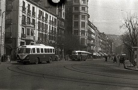 Donostiako Boulevard, 1949an.