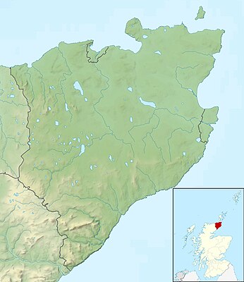 Location map Scotland Caithness