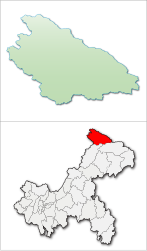 Contea di Chengkou – Mappa