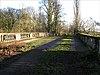 Crossfield Bridge over head of Lymm Dam