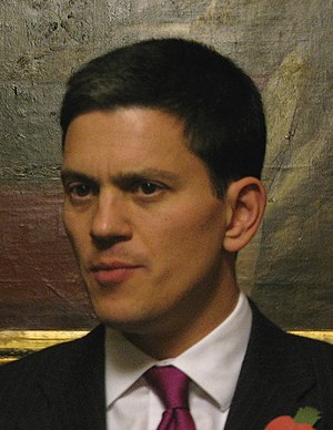 David Miliband, the current Secretary of State...