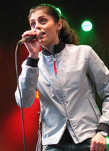 Dilba performing at Liseberg, Gothenburg.