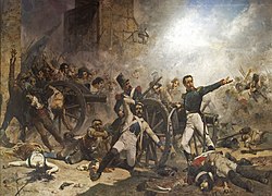 El Dos de Maig. Defensa del Parque de Artilleria de Monteleón, en Madrid, el día Dos de Mayo de 1808..JPG