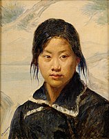Portrait of a young Chinese woman