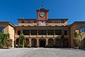 Facciata restaurata Palazzina dell'Orologio - Villa Reale di Marlia (LUCCA)