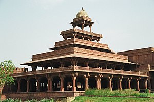 Imperial palace at Fathepur Sikri, near Agra, ...